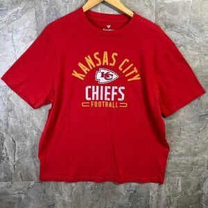 Fanatics Kansas City Chiefs red‎ and yellow cotton sportswear tee Men's XL